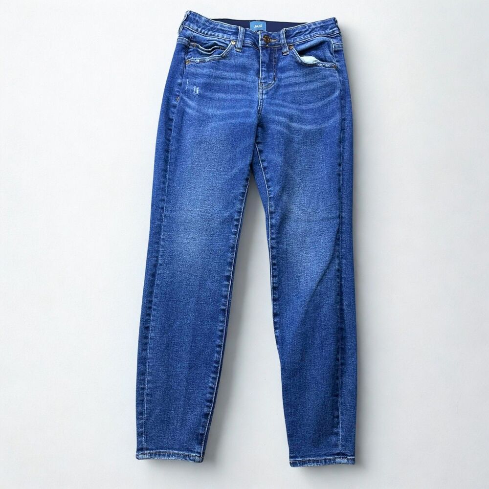 JAG Jeans Women 2P Skinny Cecilia Mid Rise Stretch Petite Denim Whiskered